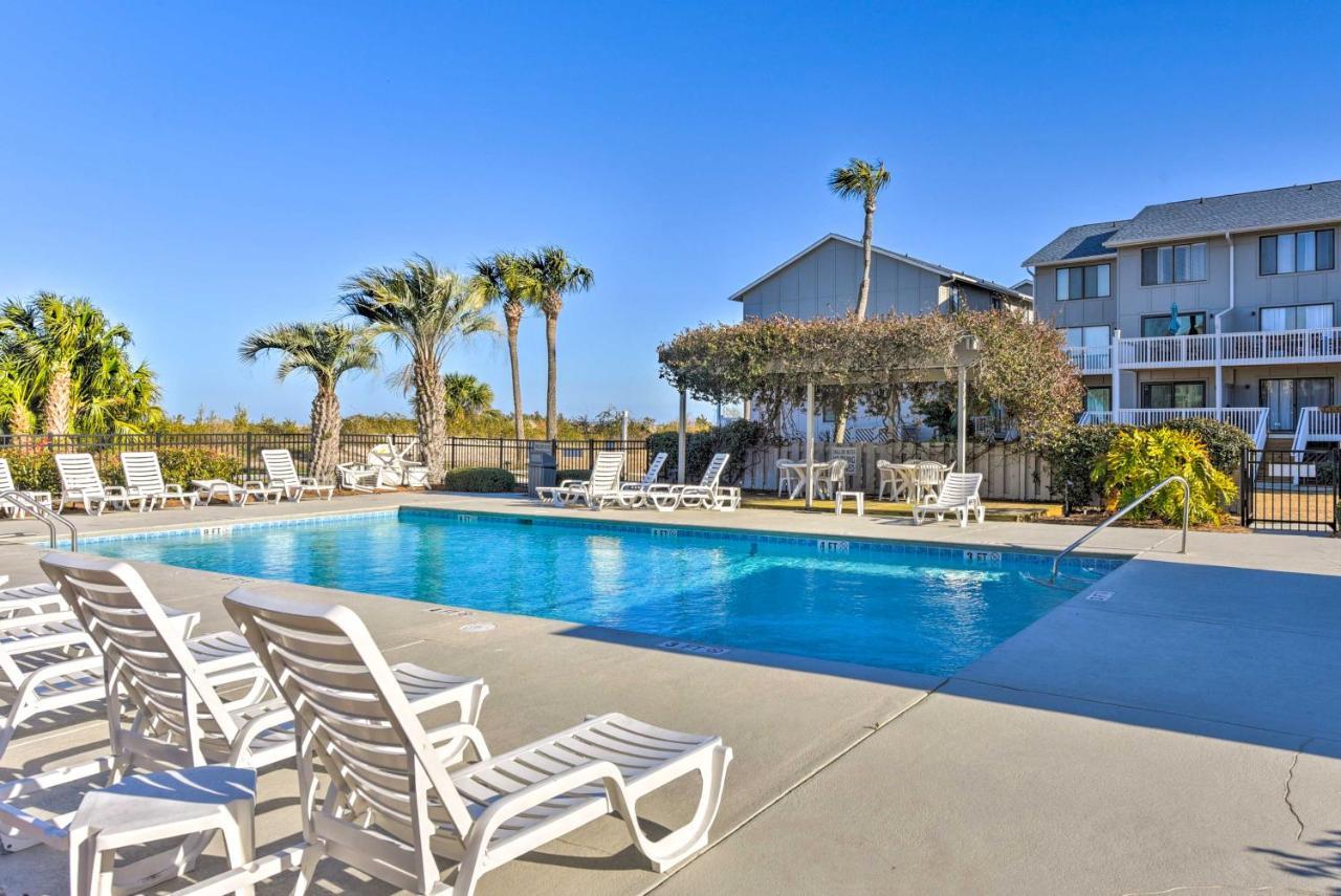 Ocean-View Saint Helena Island Condo - Pool Access Oceanmarsh Subdivision Exterior foto