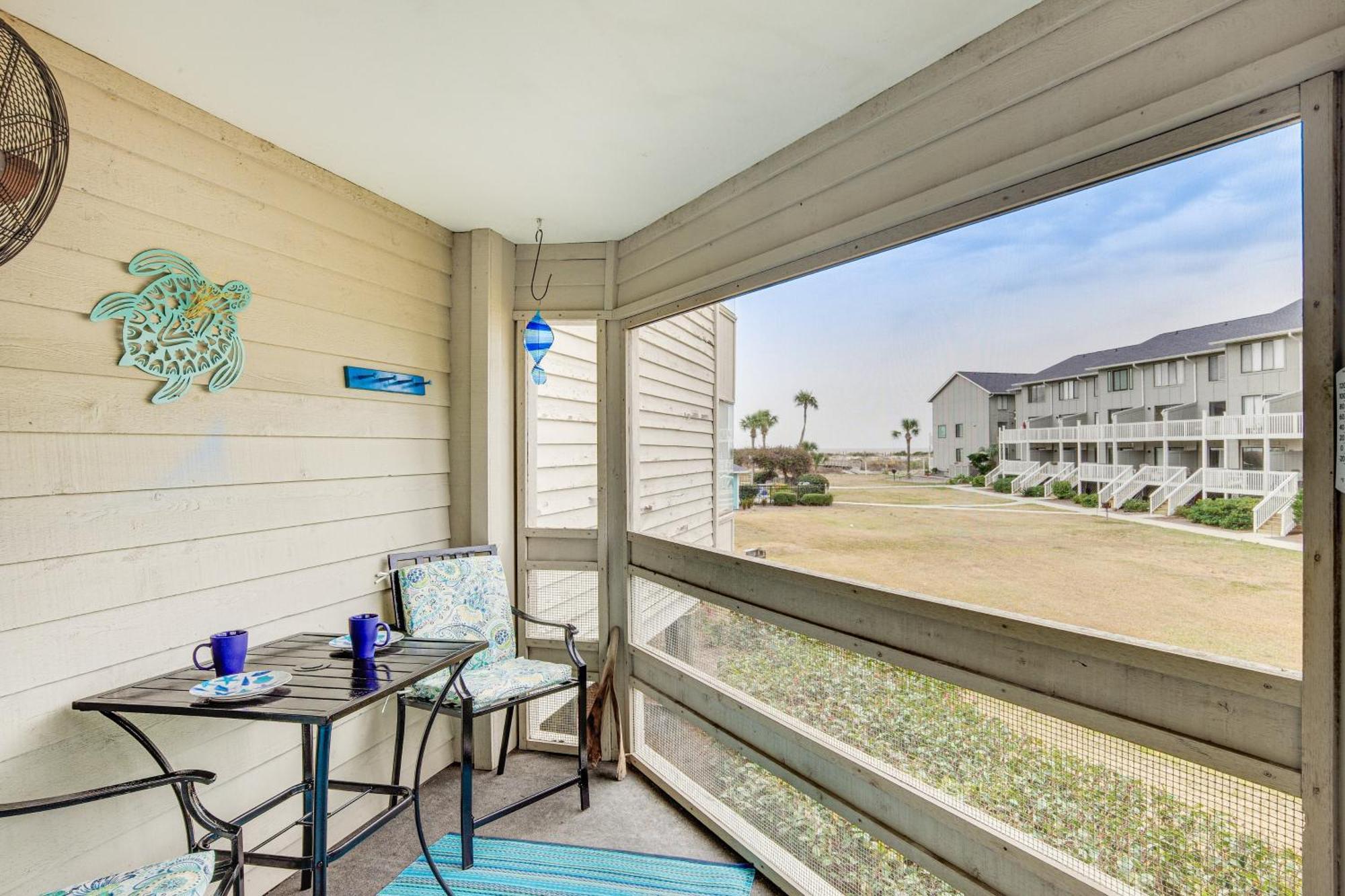 Ocean-View Saint Helena Island Condo - Pool Access Oceanmarsh Subdivision Exterior foto