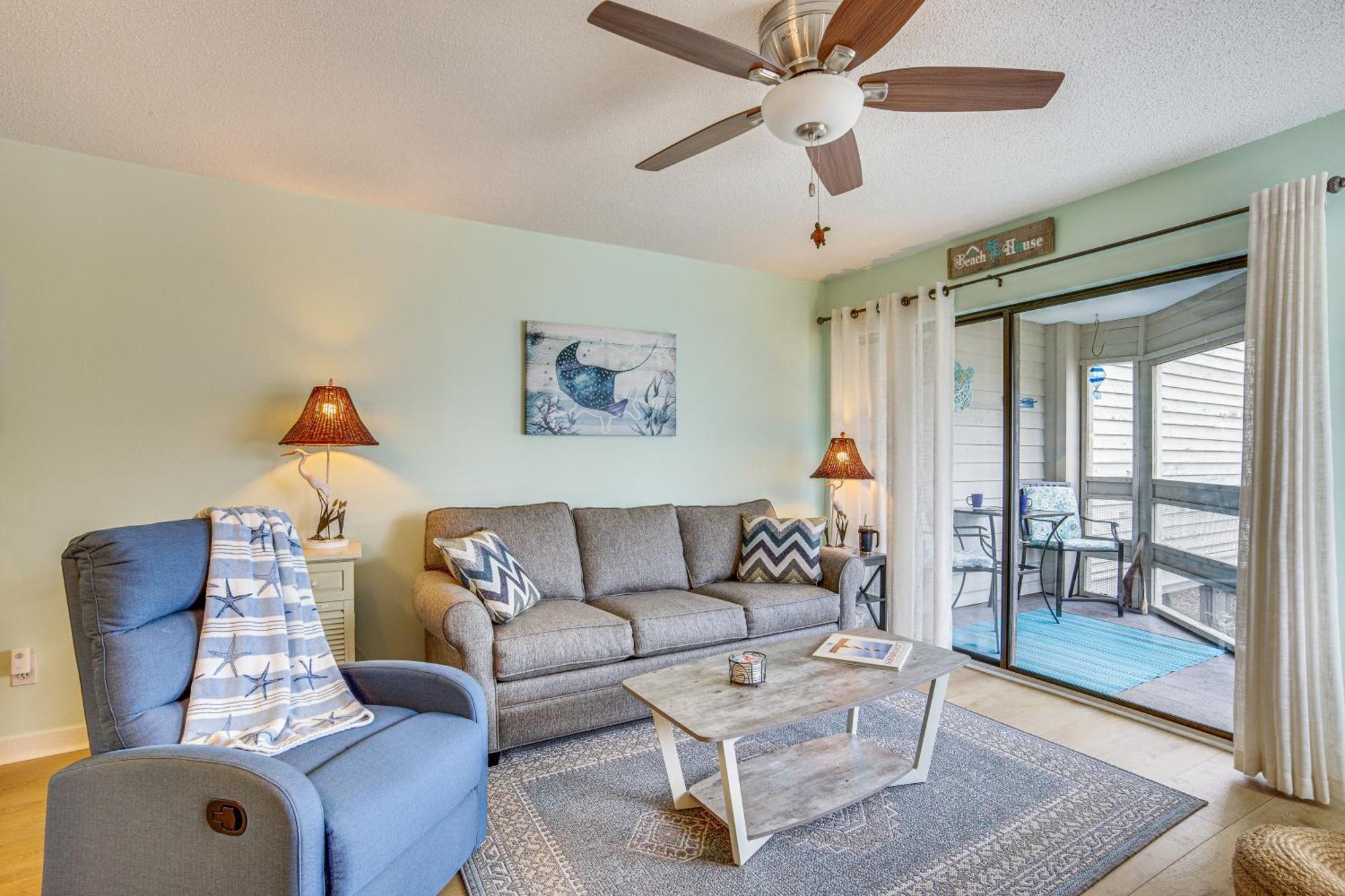 Ocean-View Saint Helena Island Condo - Pool Access Oceanmarsh Subdivision Exterior foto