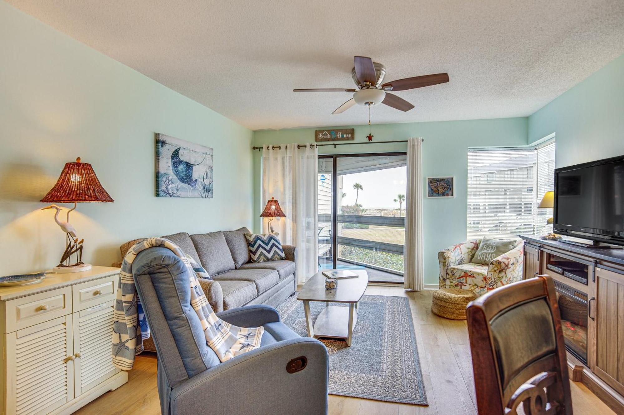 Ocean-View Saint Helena Island Condo - Pool Access Oceanmarsh Subdivision Exterior foto