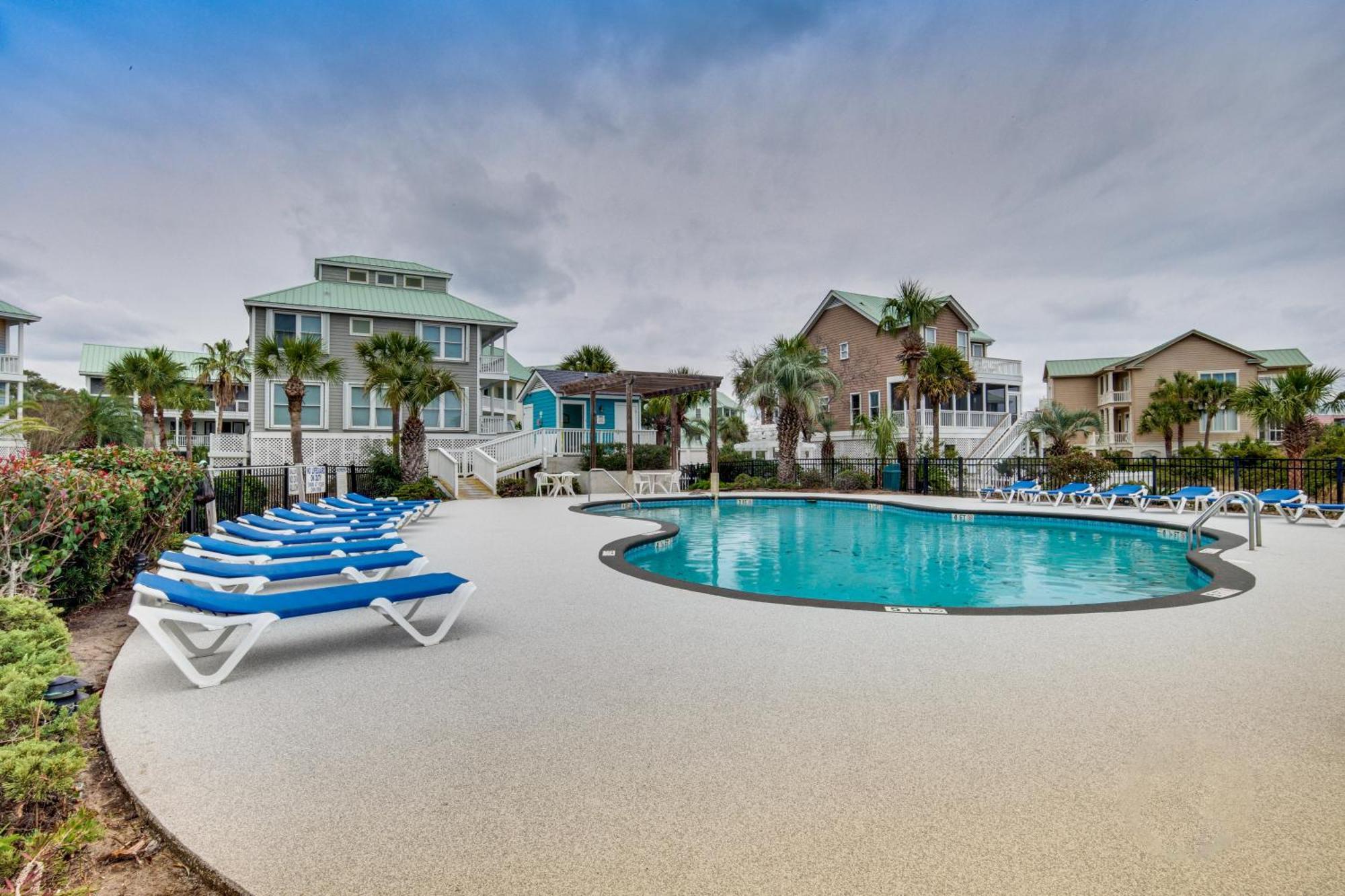 Ocean-View Saint Helena Island Condo - Pool Access Oceanmarsh Subdivision Exterior foto