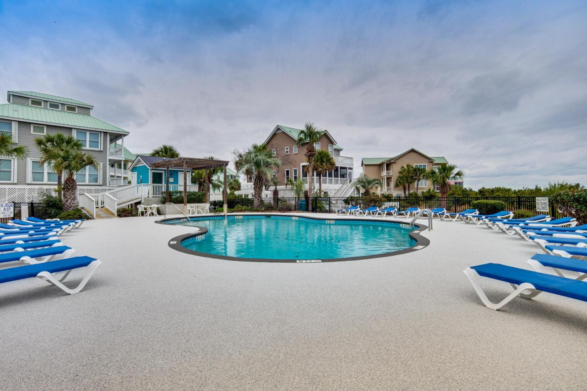 Ocean-View Saint Helena Island Condo - Pool Access Oceanmarsh Subdivision Exterior foto