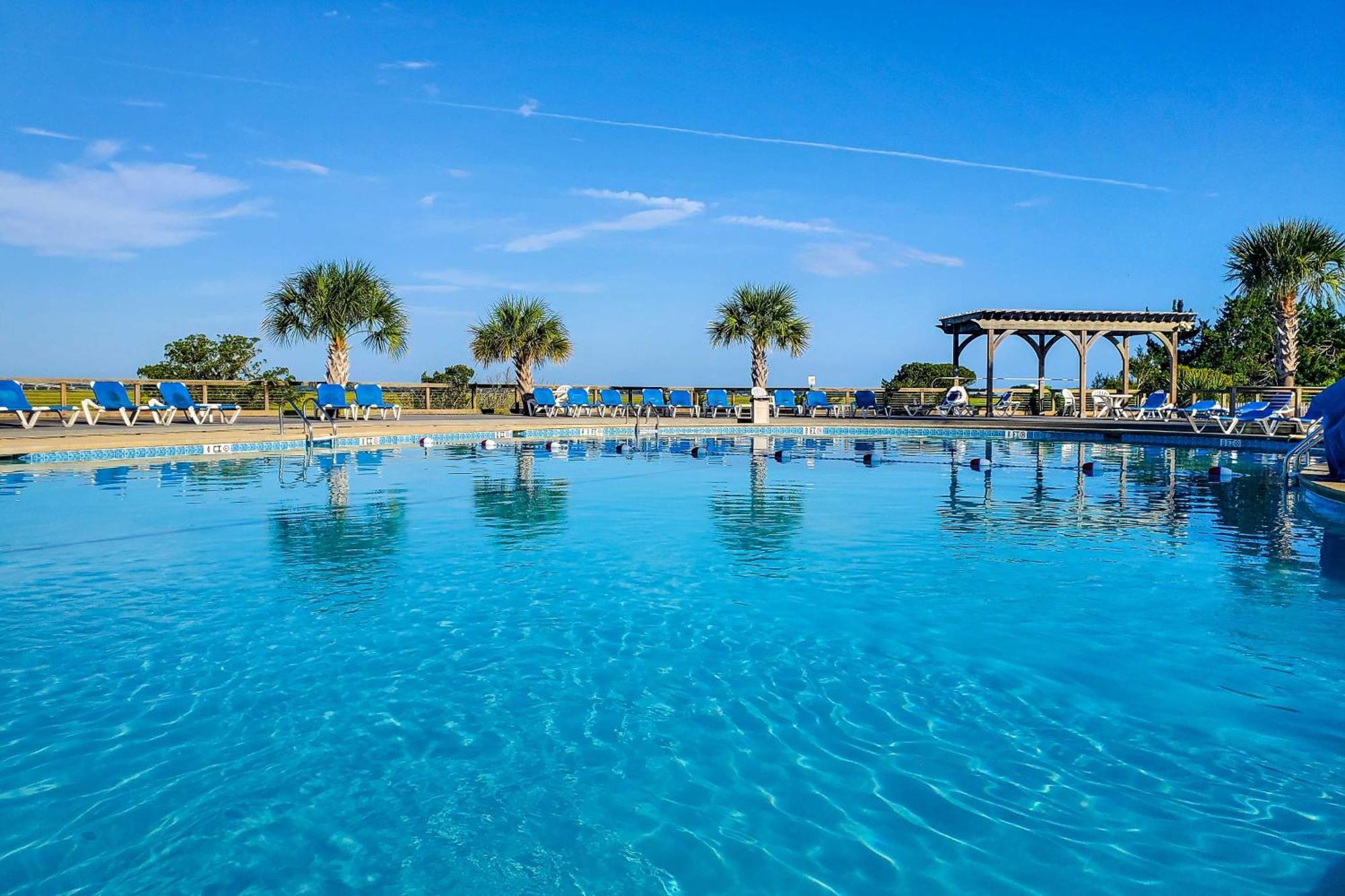 Ocean-View Saint Helena Island Condo - Pool Access Oceanmarsh Subdivision Exterior foto